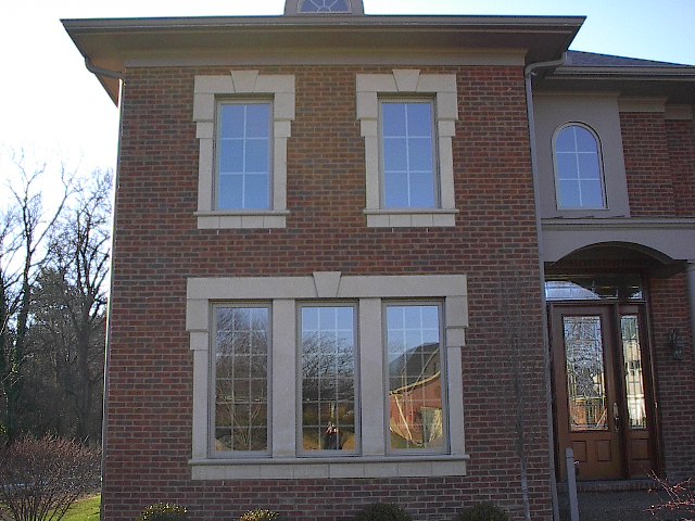 stone window trim